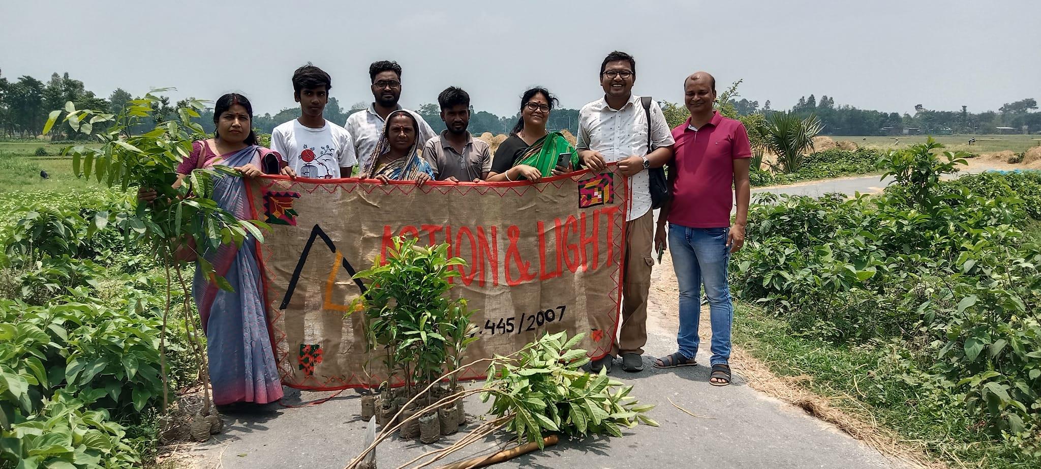 Action and Light Celebrates World Environment Day 2024 with a Grand Tree Plantation Drive in Joypurhat, Bangladesh